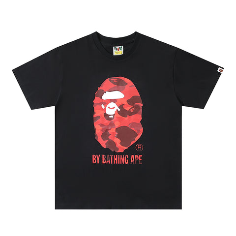 Bape Tee Black/Red Camo T-shirt