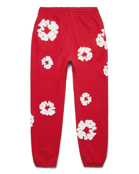 Denim Tears Cotton Wreath Sweatpants Red