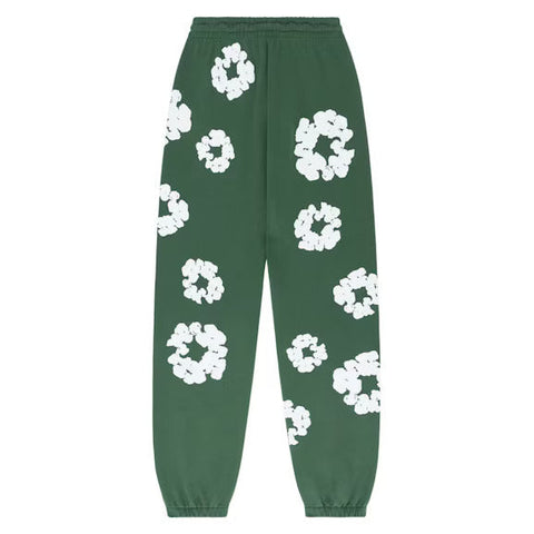 Denim Tears Cotton Wreath Sweatpants Green