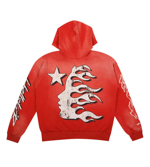 Hellstar Records Hoodie Red STEAL DEAL