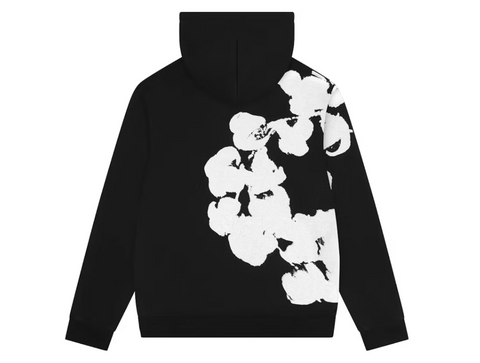 Denim Tears Big Cotton Wreath Sweatshirt Black