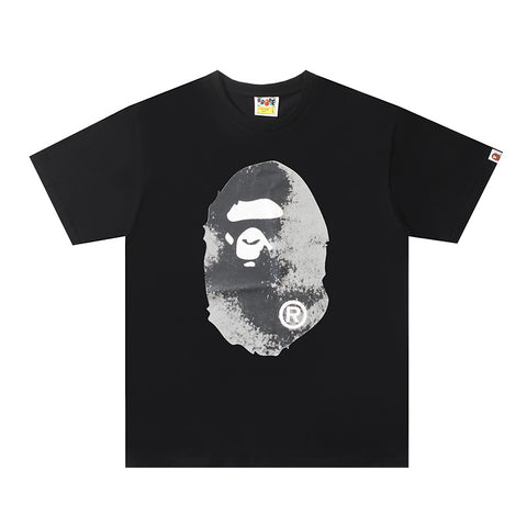 Bape Black/Grey Ape Head Tee