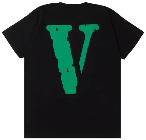 Vlone 420 Melrose T-Shirt 'Black/Green' STEAL DEAL