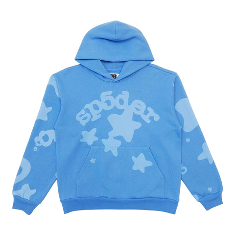 Sp5der Blue Beluga Hoodie