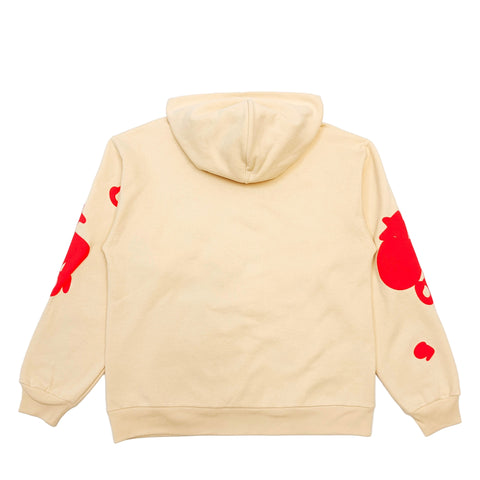 Sp5der Cream Beluga Hoodie