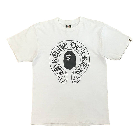 Bape "Chrome Hearts White" Tee