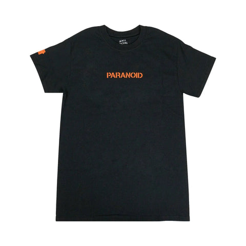 ASSC x Undefeated Paranoid Logo T-Shirt Black