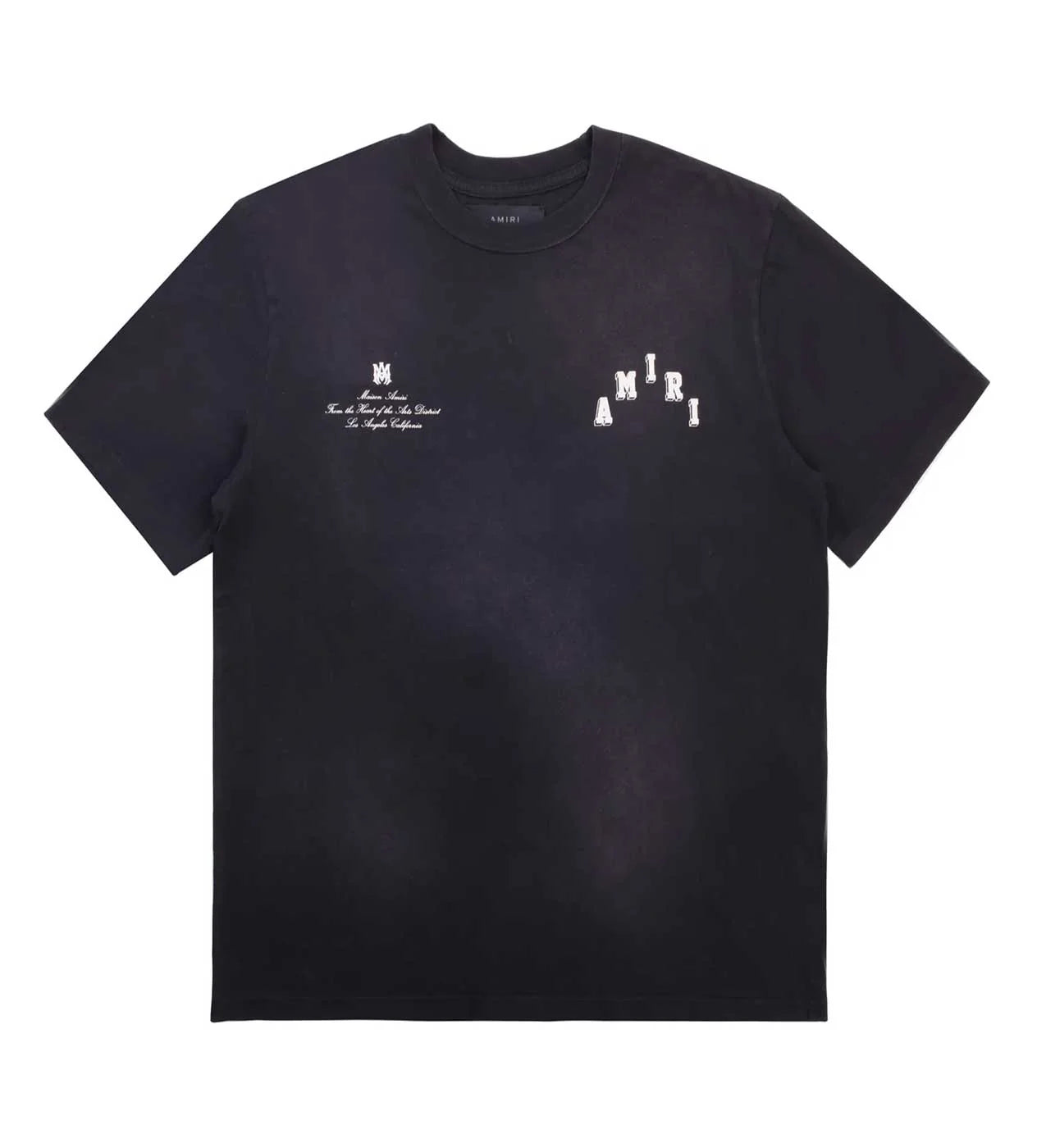 Amiri Collegiate Black Tee