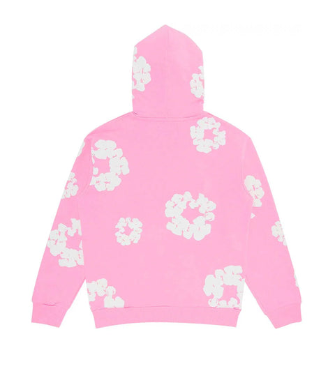 Denim Tears Pink Cotton Wreath Hoodie