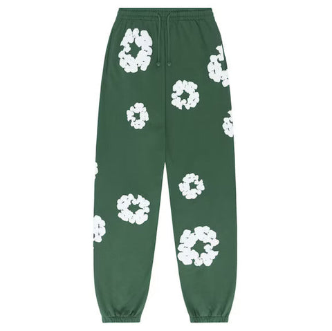 Denim Tears Cotton Wreath Sweatpants Green