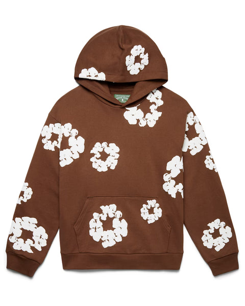 Denim Tears Brown Cotton Wreath Hoodie