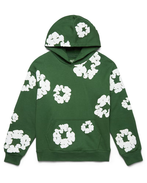 Denim Tears Green Cotton Wreath Hoodie
