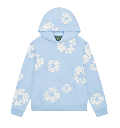 Denim Tears The Cotton Wreath Hoodie Powder Blue