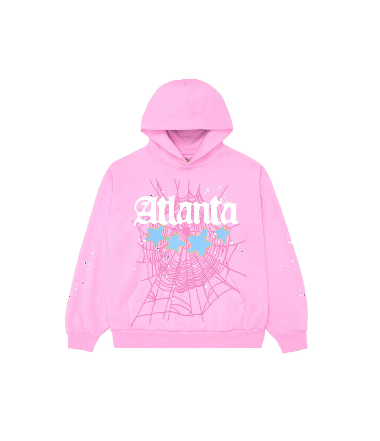 Sp5der Atlanta Pink Hoodie