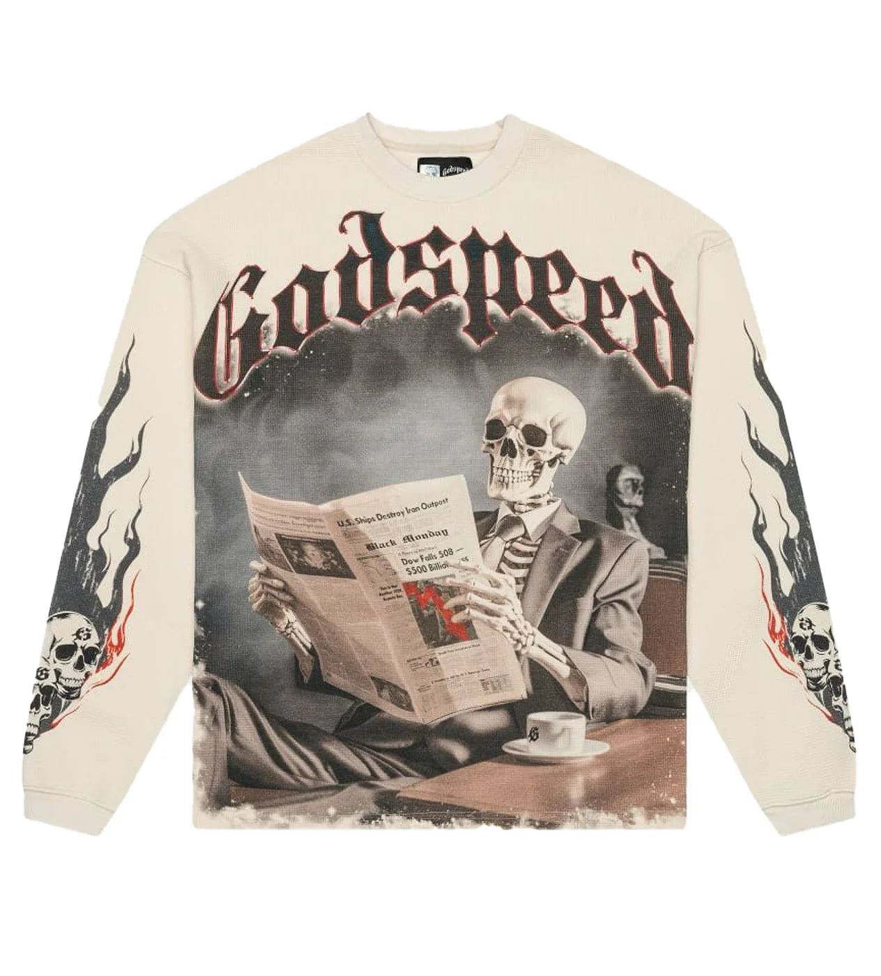 Godspeed Cream Monday Thermal L/S Bone