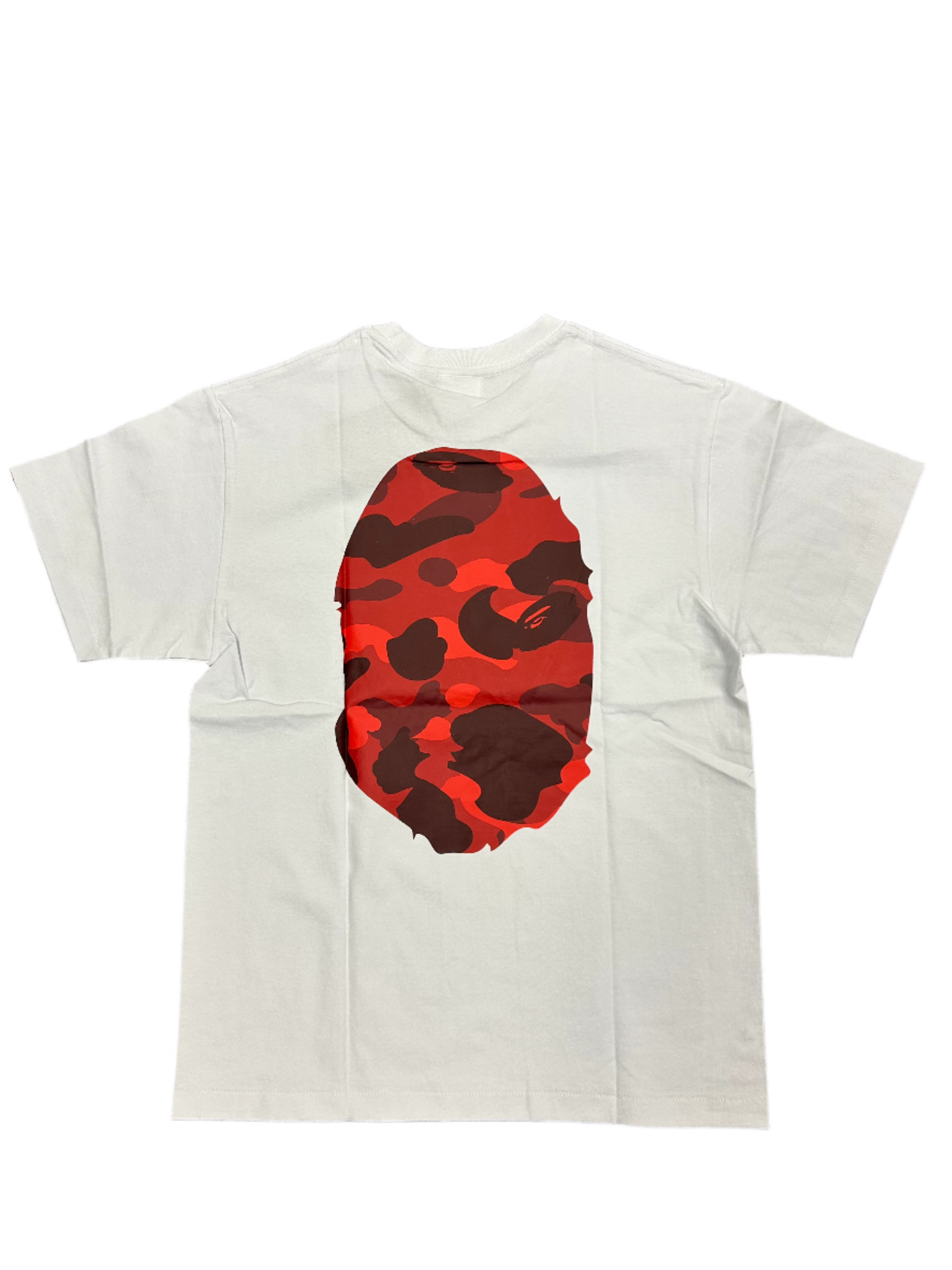 Bape White/Red Camo Tee