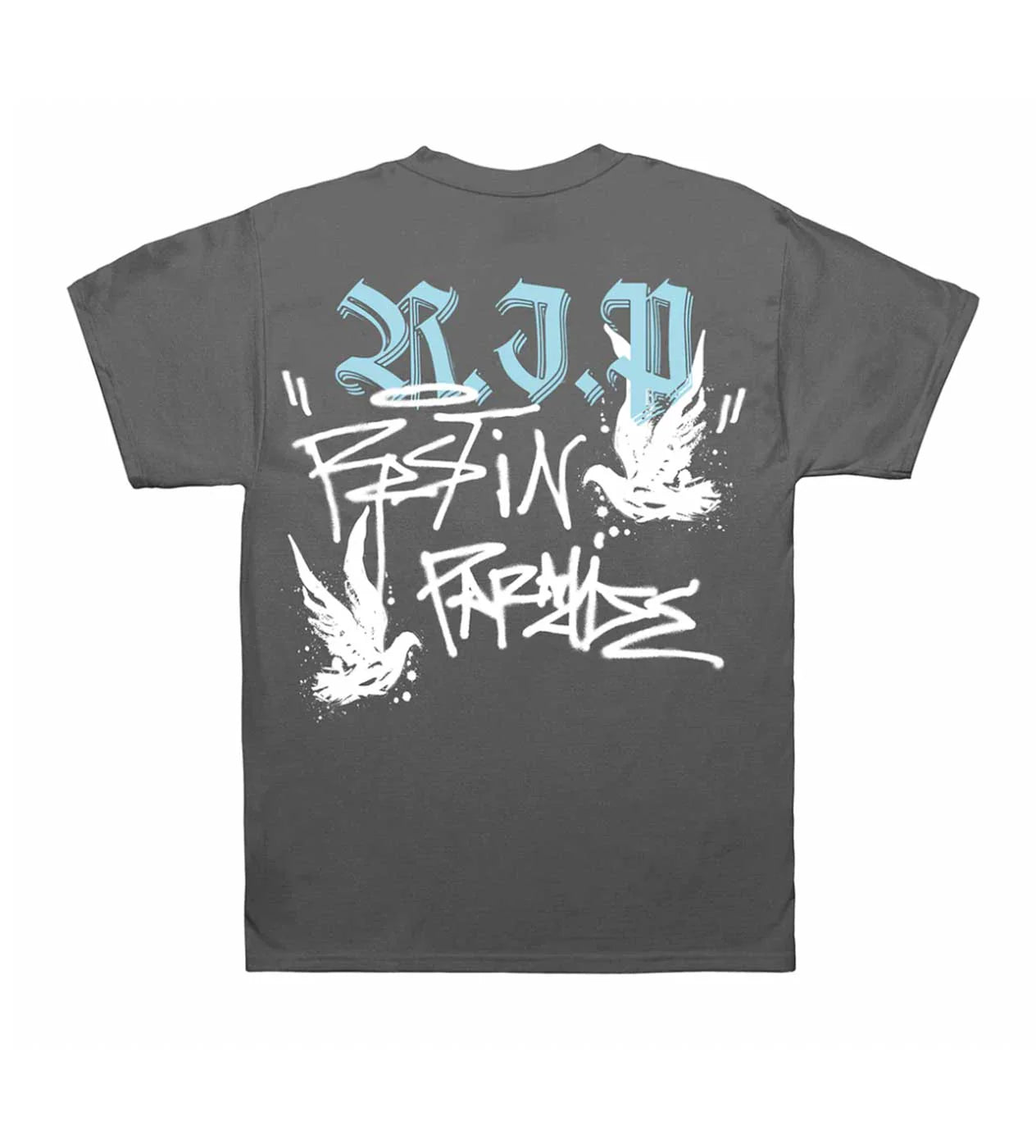Revenge Graffiti Tee Grey