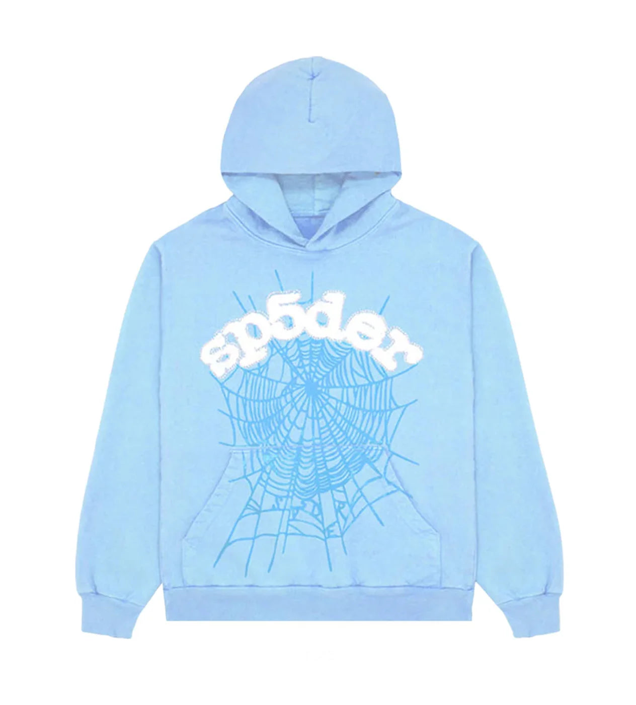 Sp5der Light Blue Hoodie