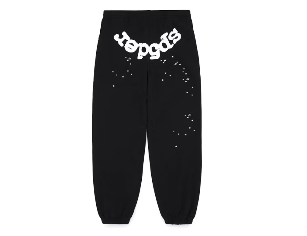 Sp5der OG Black Web Sweatpants
