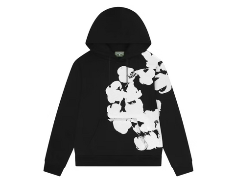 Denim Tears Big Cotton Wreath Sweatshirt Black