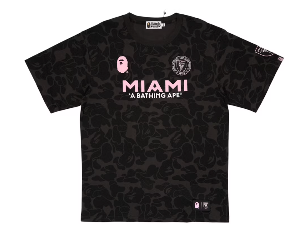 BAPE x Inter Miami CF Camo Tee Black