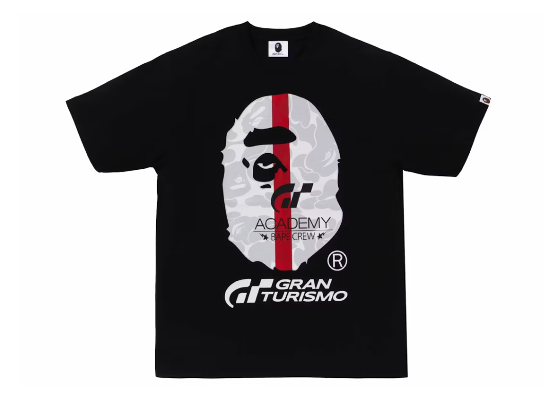 BAPE x Gran Turismo Ape Head Tee Black