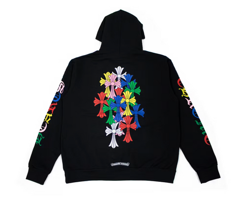Chrome Hearts Multi Color Cross Cemetery Hoodie