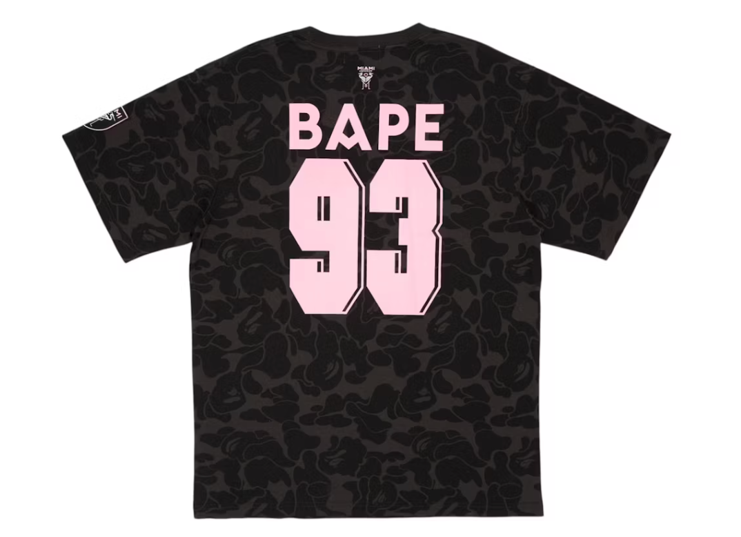 BAPE x Inter Miami CF Camo Tee Black