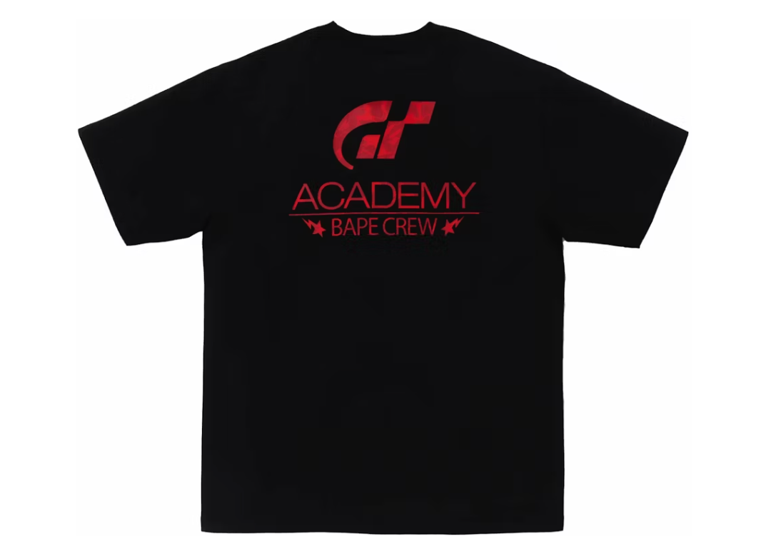 BAPE x Gran Turismo Ape Head Tee Black