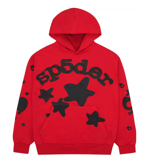 Sp5der Red Beluga Hoodie