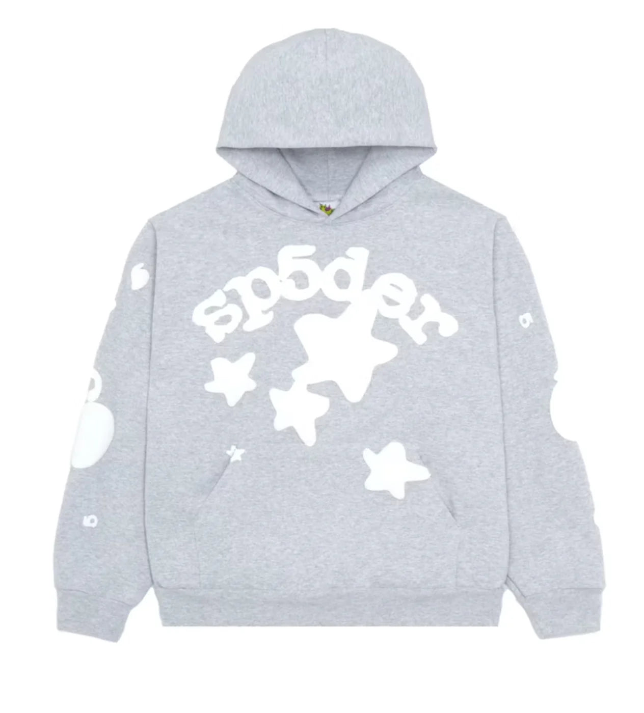 Sp5der Grey Beluga Hoodie