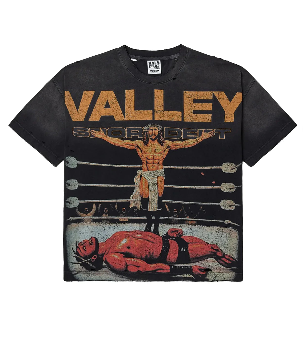 Vale Forever Jesus Hardy Tee Black