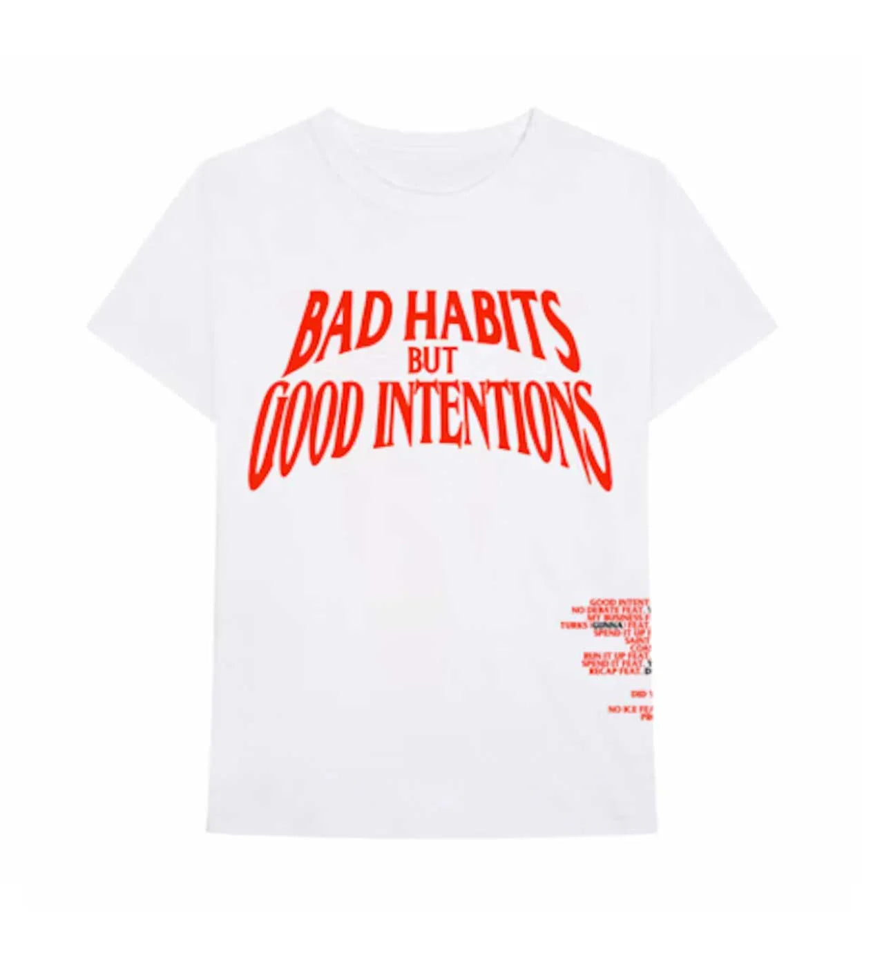 Vlone NAV Bad Habits Tee White