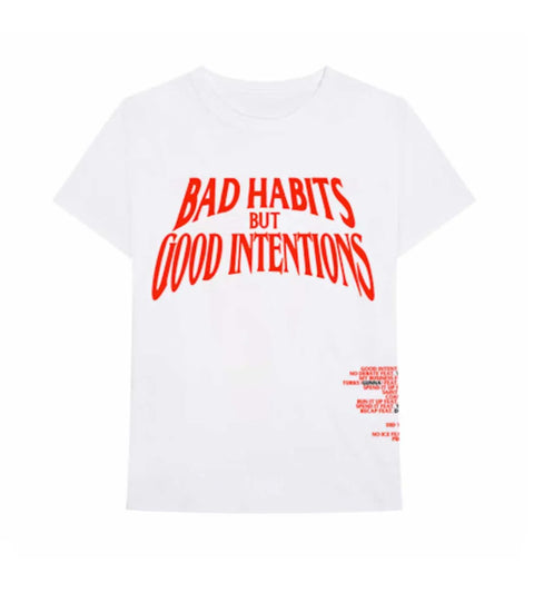Vlone NAV Bad Habits Tee White