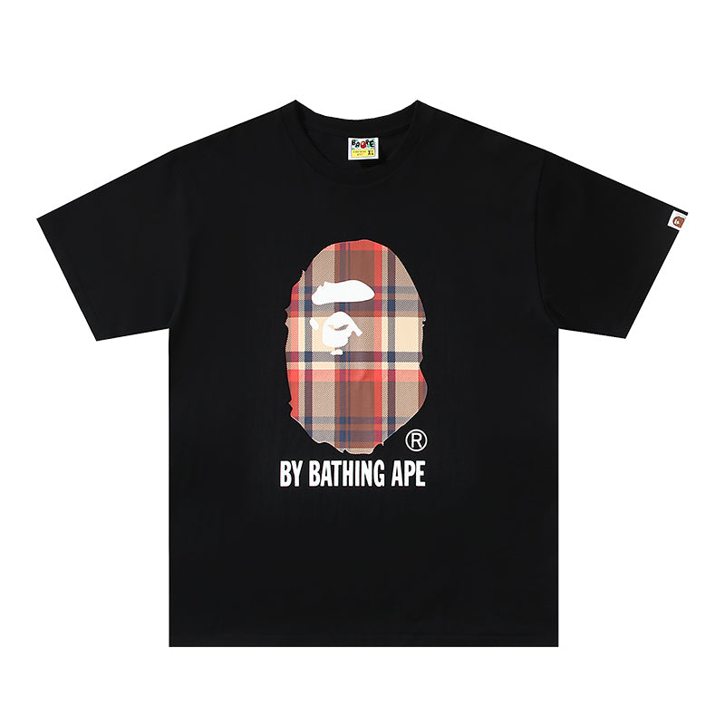Bape Black Burberry Tee STEAL DEAL