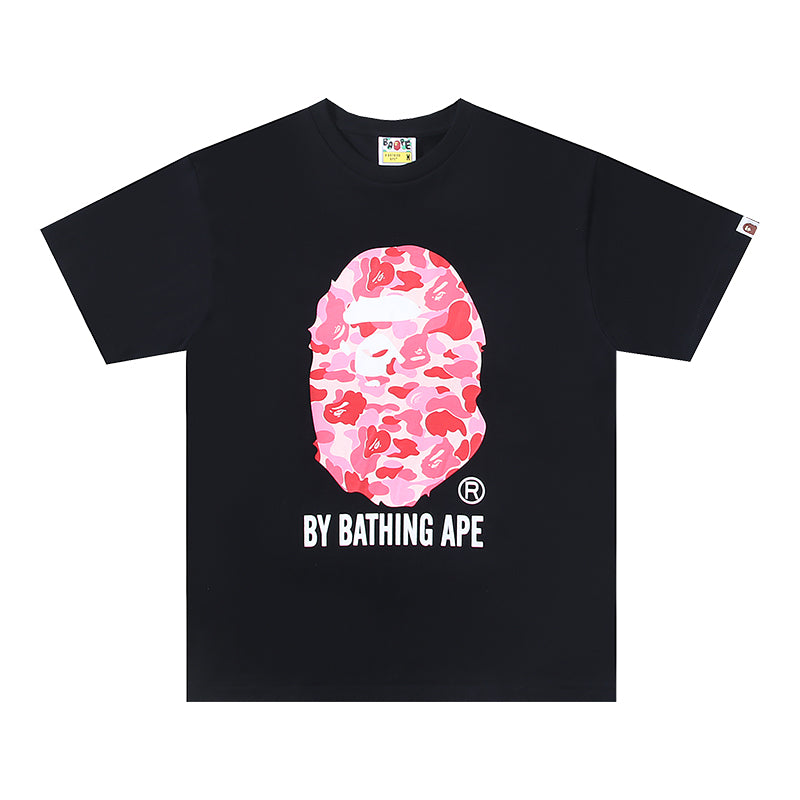 Bape Tee Black/Pink Camo