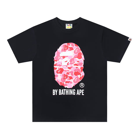 Bape Tee Black/Pink Camo