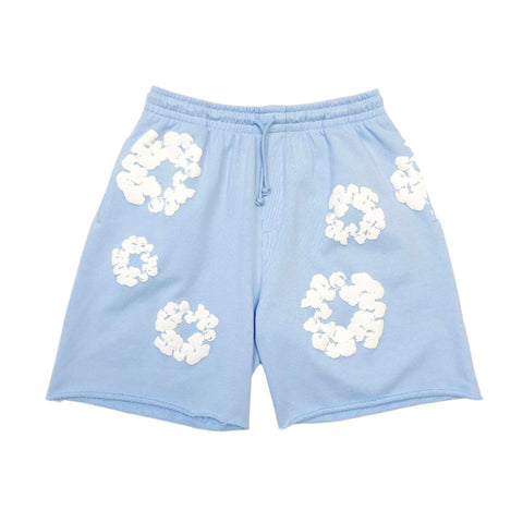 Denim Tears Cotton Wreath Shorts Powder Blue