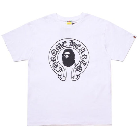Bape "Chrome Hearts White" Tee