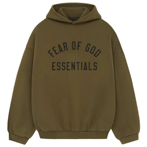FOG Essentials Fleece FW24 Hoodie Olive