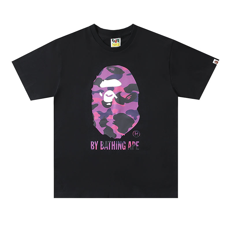Bape Black/Purple Camo Tee