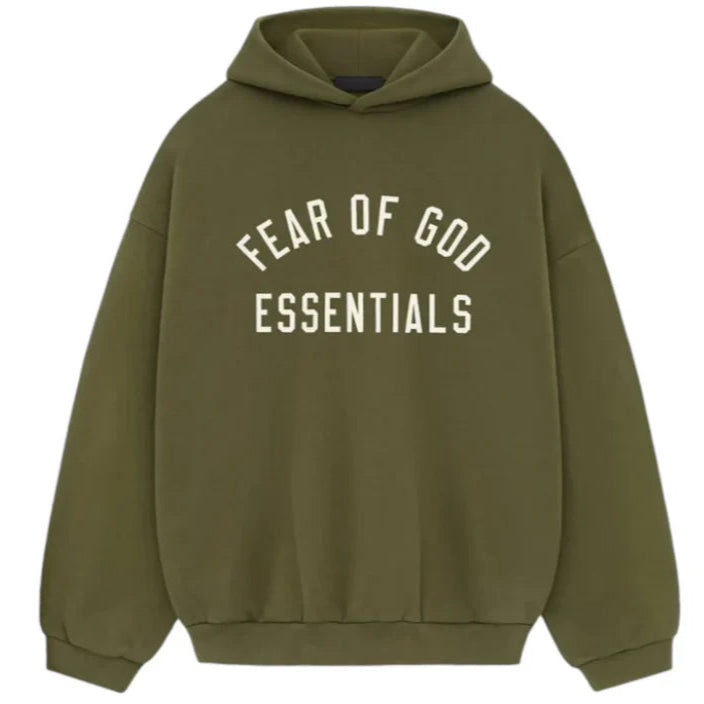 FOG Essentials Fleece FW24 Hoodie Military