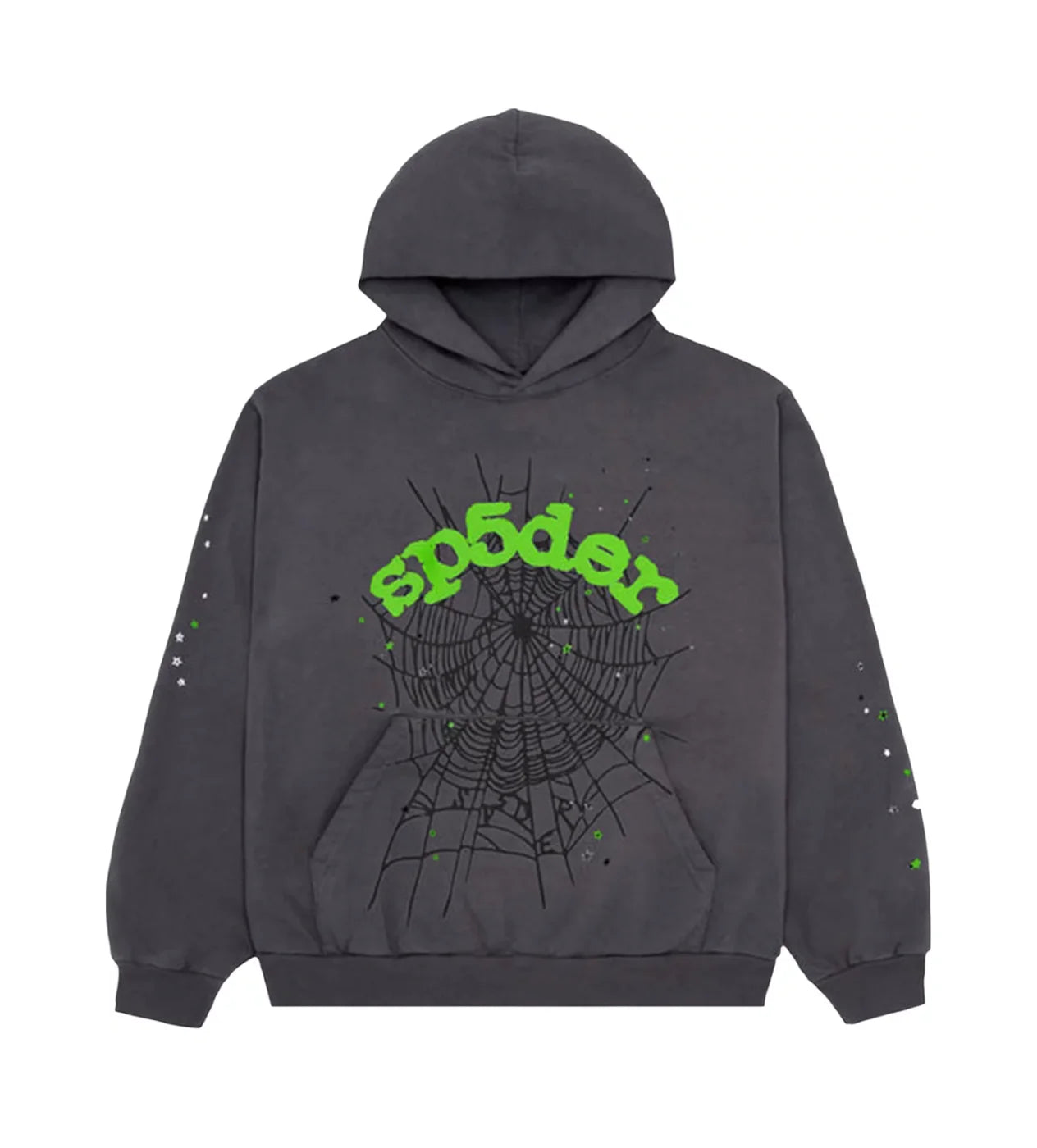 Sp5der Slate Grey Hoodie